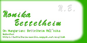 monika bettelheim business card